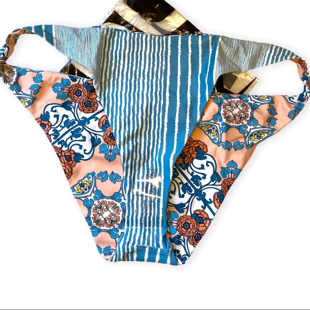 🆕 O’Neill | Kaylen Reversible High-Leg Cheeky Bikini Bottoms. - Picture 2 of 11